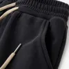 Dark grey corduroy casual pants for men and women, loose straight-leg trousers for autumn and winter Application Scenario